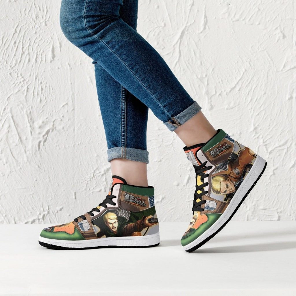erwin smith attack on titan j force shoes 6 - Anime Shoes UK Store