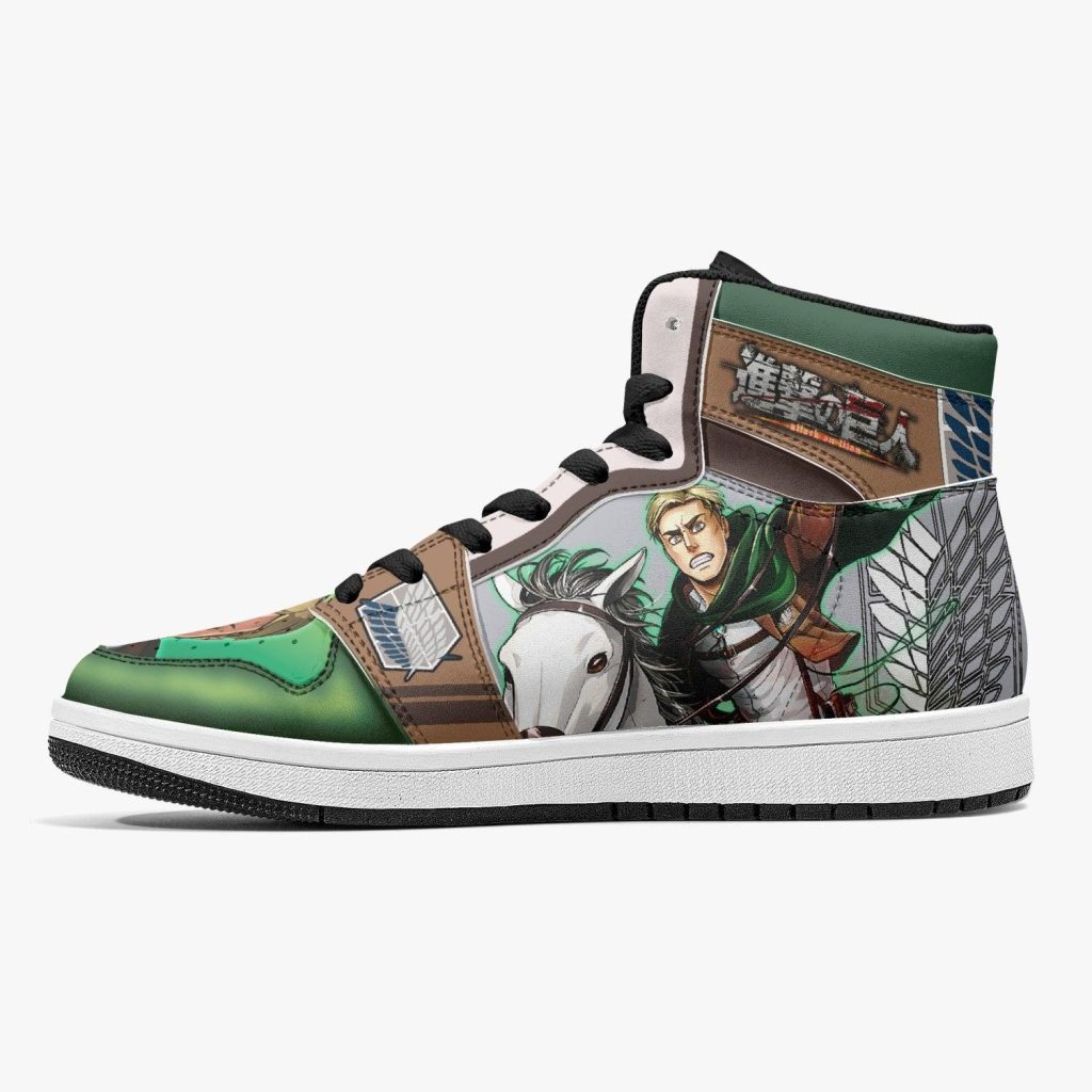 erwin smith shinzou wo sasageyo attack on titan j force shoes 9 - Anime Shoes UK Store