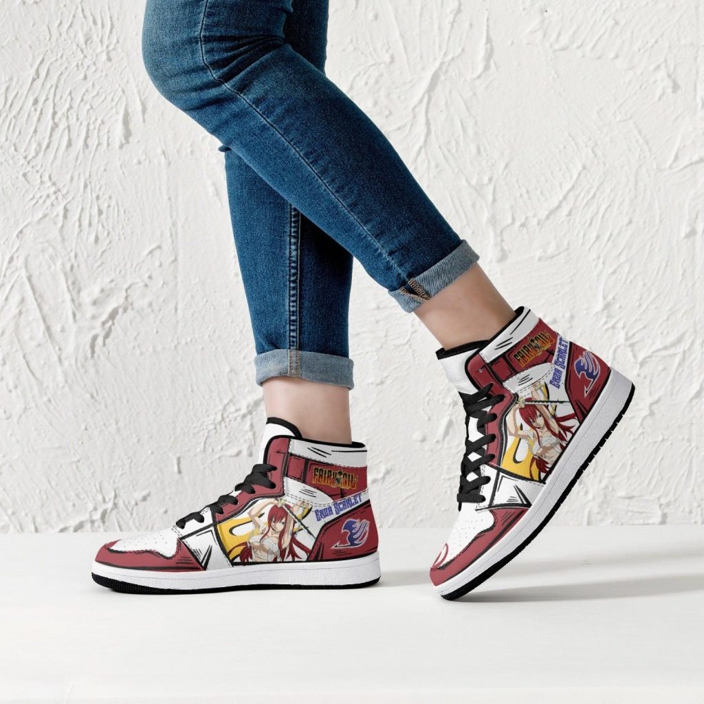 erza scarlet fairy tail j force shoes 6 - Anime Shoes UK Store