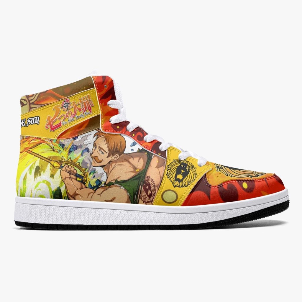 escanor praise the sun seven deadly sins j force shoes 10 - Anime Shoes UK Store