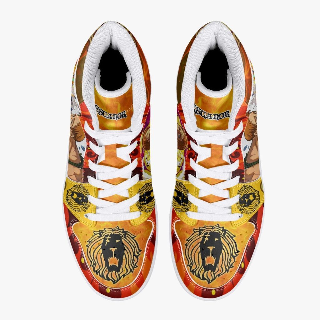 escanor praise the sun seven deadly sins j force shoes 11 - Anime Shoes UK Store