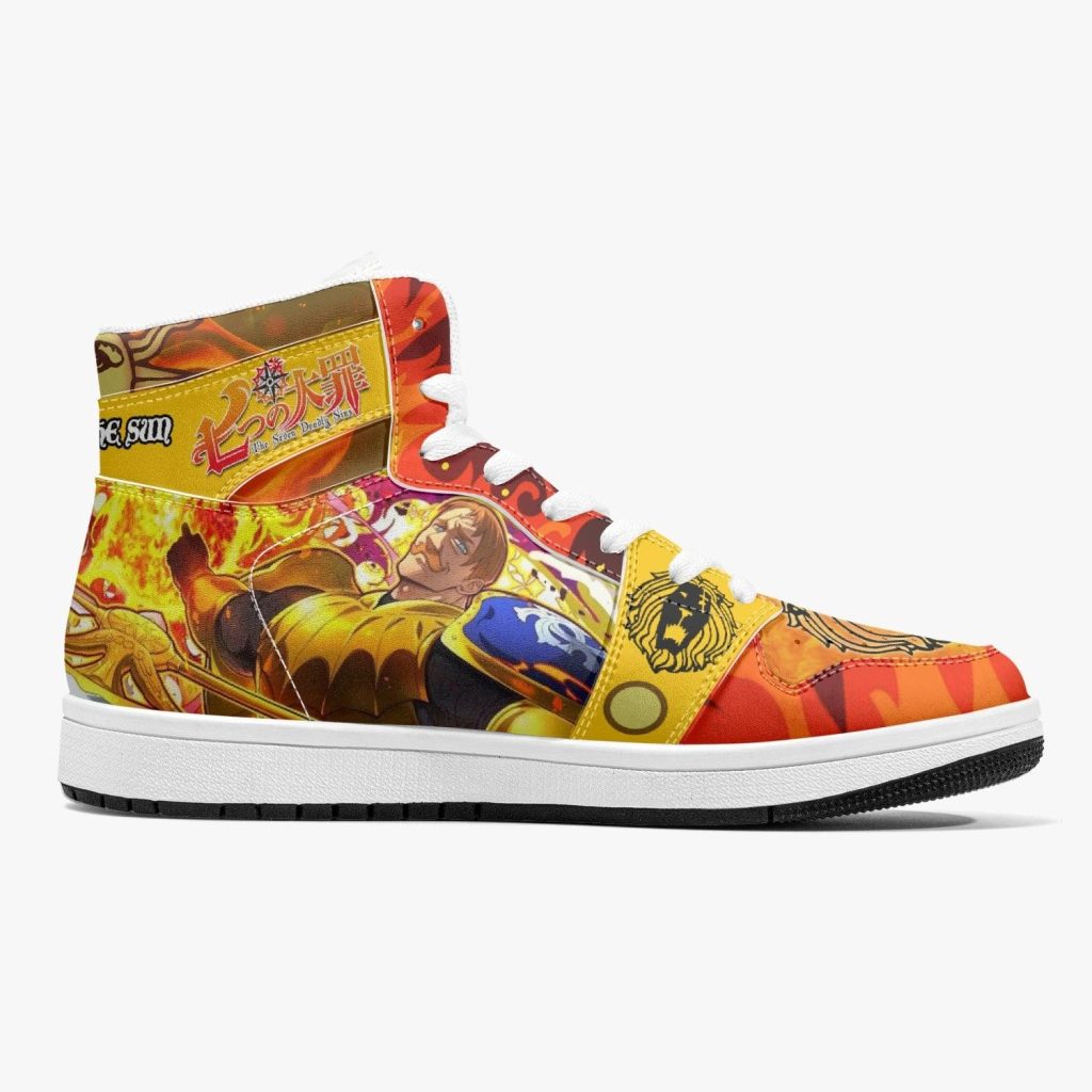 escanor praise the sun seven deadly sins j force shoes 12 - Anime Shoes UK Store