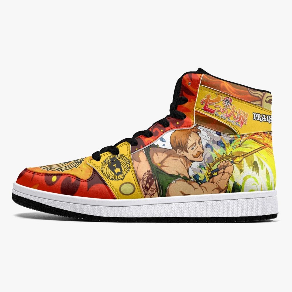 escanor praise the sun seven deadly sins j force shoes 17 - Anime Shoes UK Store