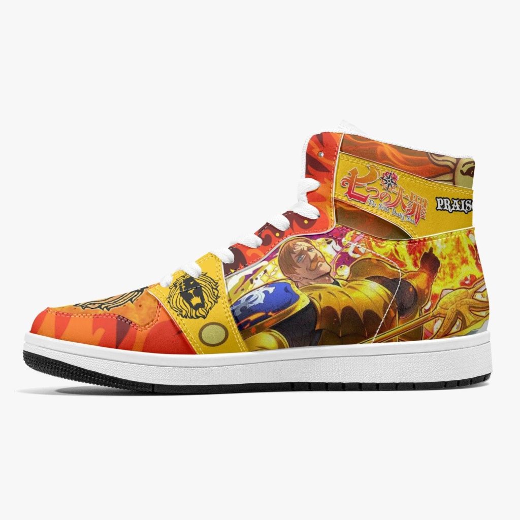 escanor praise the sun seven deadly sins j force shoes 19 - Anime Shoes UK Store