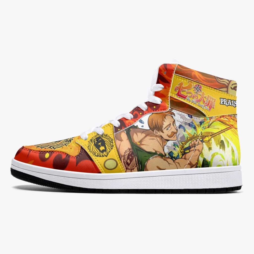 escanor praise the sun seven deadly sins j force shoes 9 - Anime Shoes UK Store