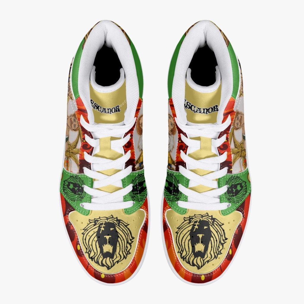 escanor seven deadly sins j force shoes 11 - Anime Shoes UK Store