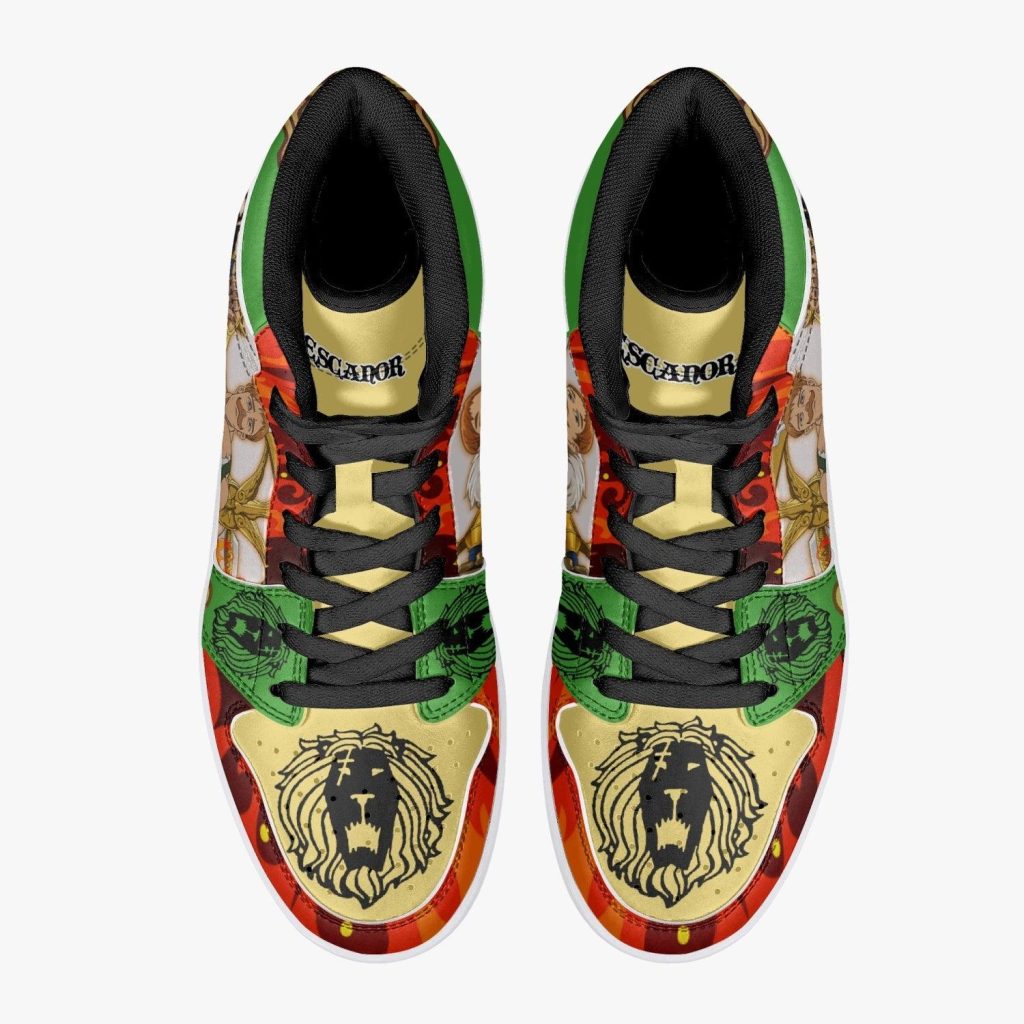 escanor seven deadly sins j force shoes 3 - Anime Shoes UK Store