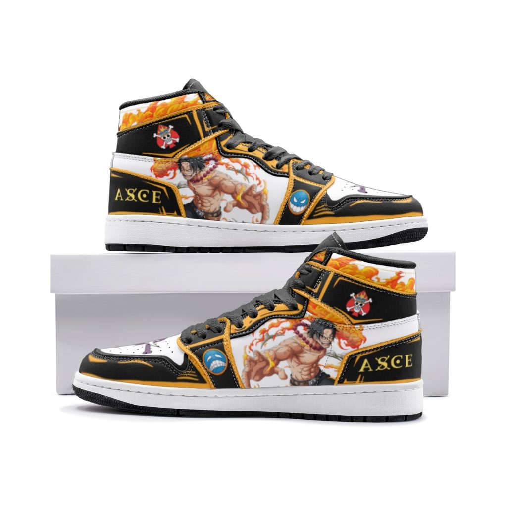 fire fist ace one piece jd1 shoes - Anime Shoes UK Store