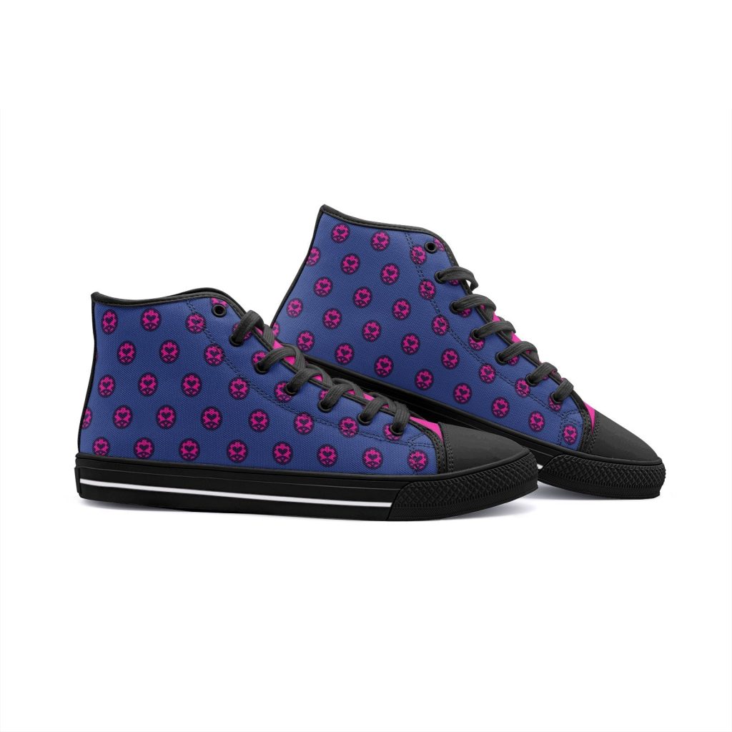giorno giovanna jojos bizarre adventure classic high top canvas shoes 6 - Anime Shoes UK Store