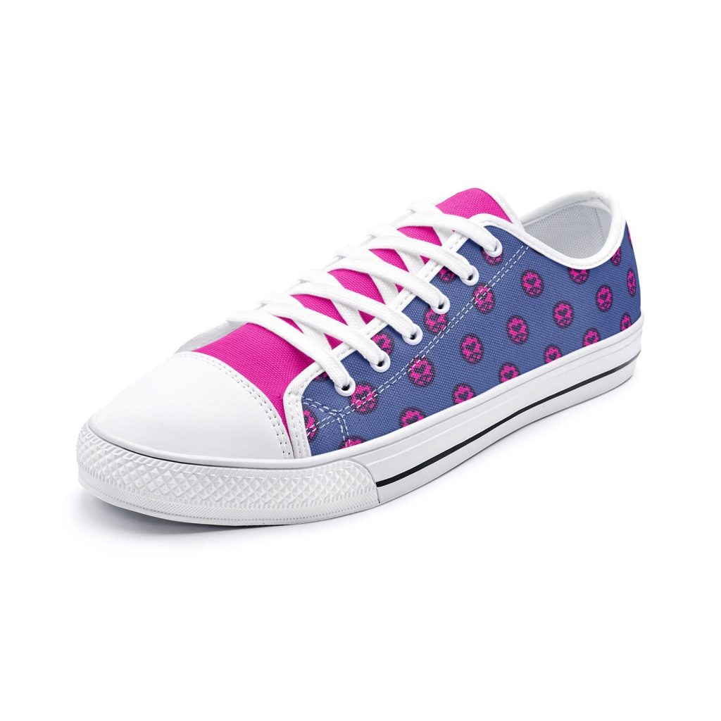 giorno giovanna jojos bizarre adventure classic low top canvas shoes - Anime Shoes UK Store