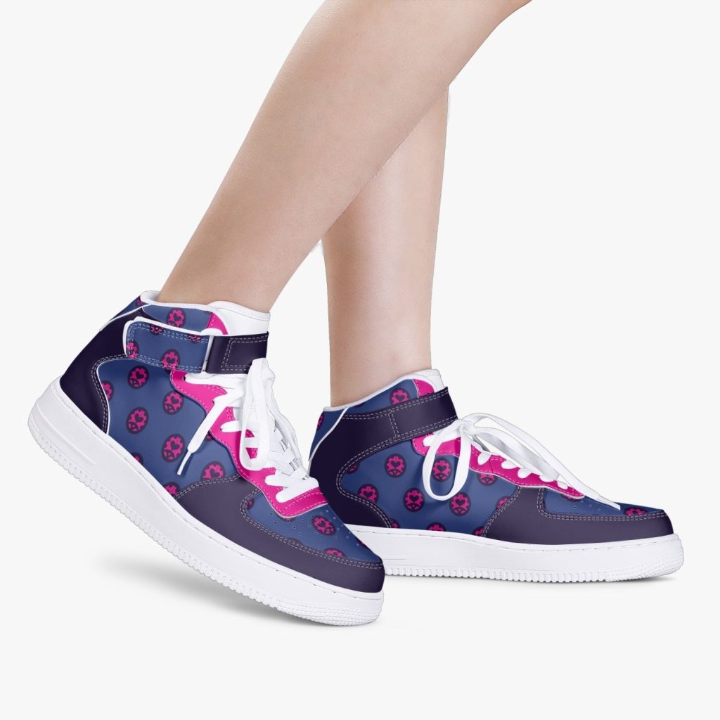 giorno giovanna jojos bizarre adventure high top kamikaze shoes 9 - Anime Shoes UK Store