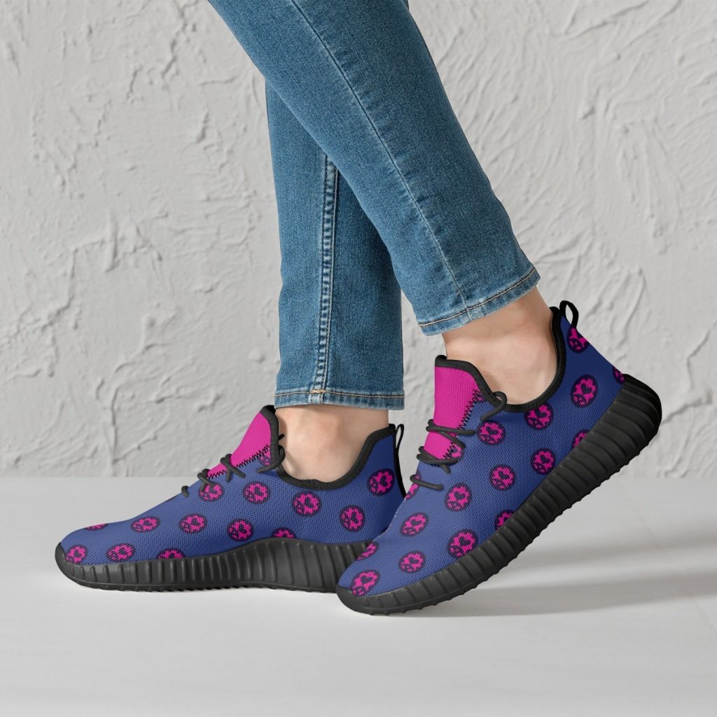 giorno giovanna jojos bizarre adventure mesh nishi shoes 2 - Anime Shoes UK Store