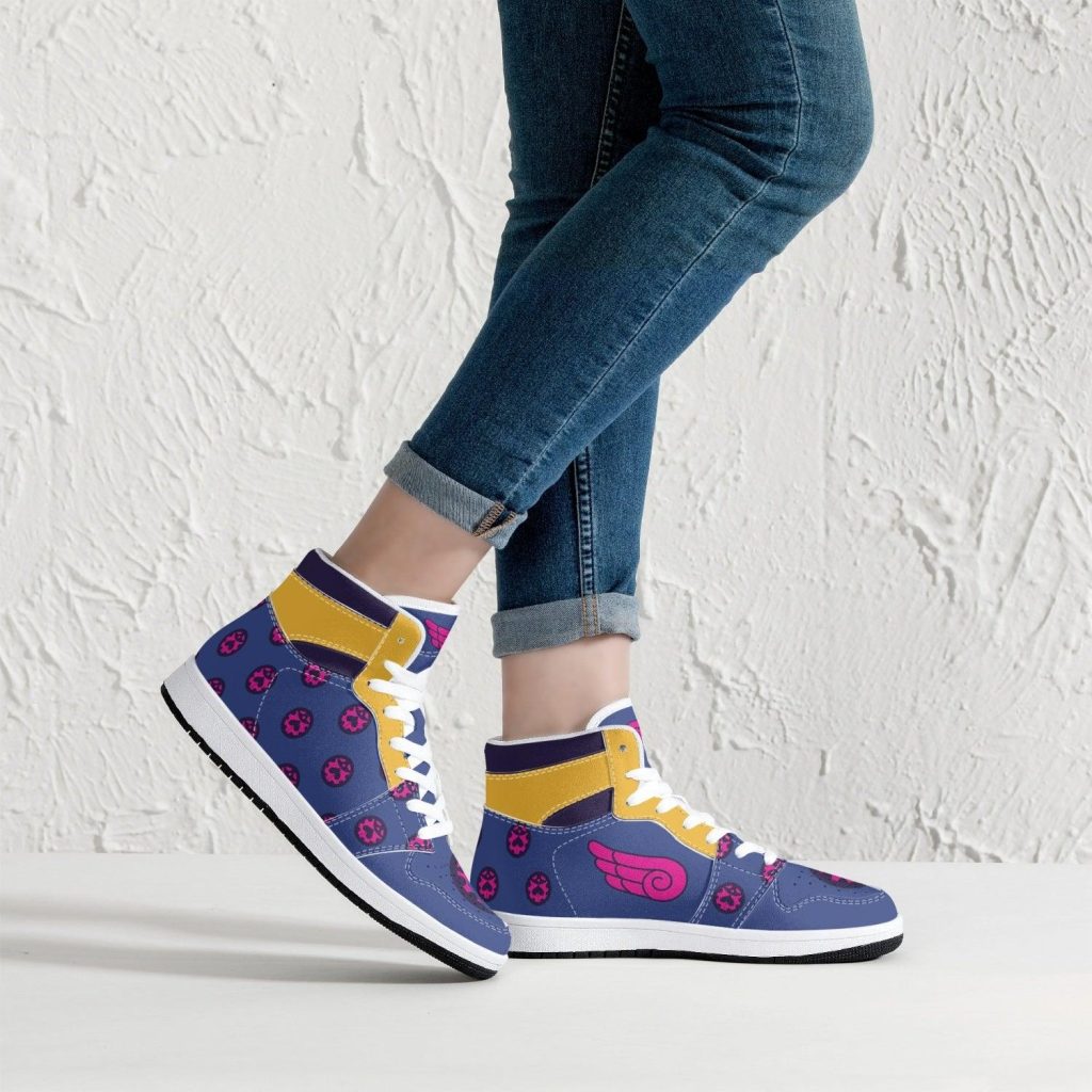 giorno giovanna manga jojos bizarre adventure j force shoes 15 - Anime Shoes UK Store