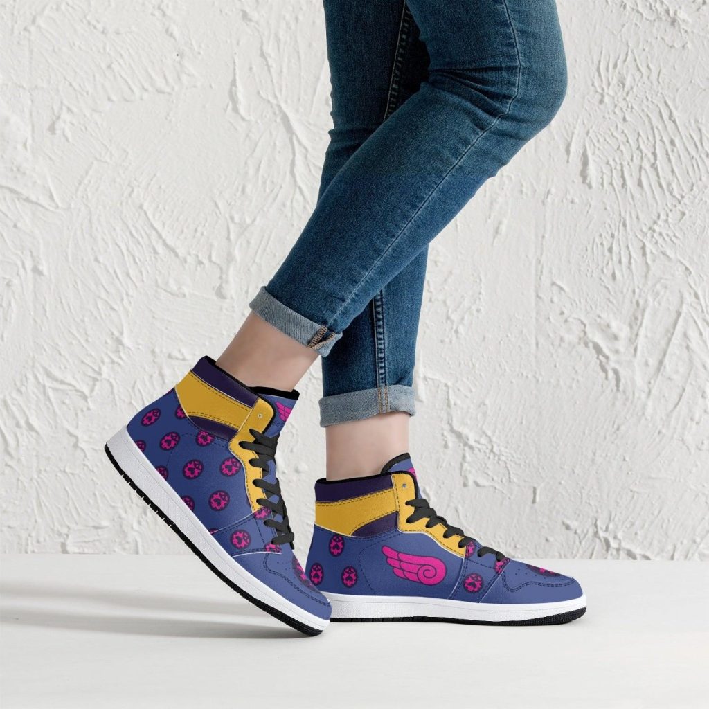 giorno giovanna manga jojos bizarre adventure j force shoes 5 - Anime Shoes UK Store