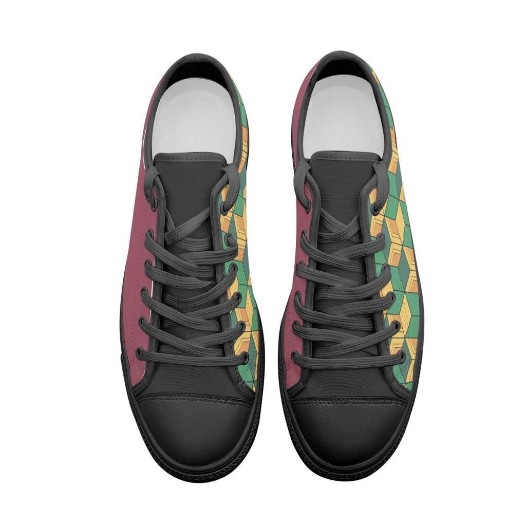 giyu tomioka demon slayer classic low top canvas shoes 8 - Anime Shoes UK Store