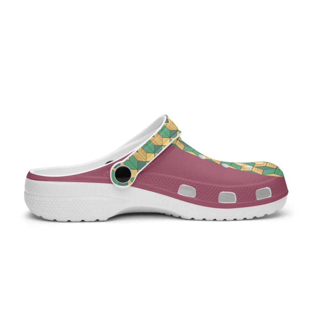 giyu tomioka demon slayer custom clogs 6 - Anime Shoes UK Store