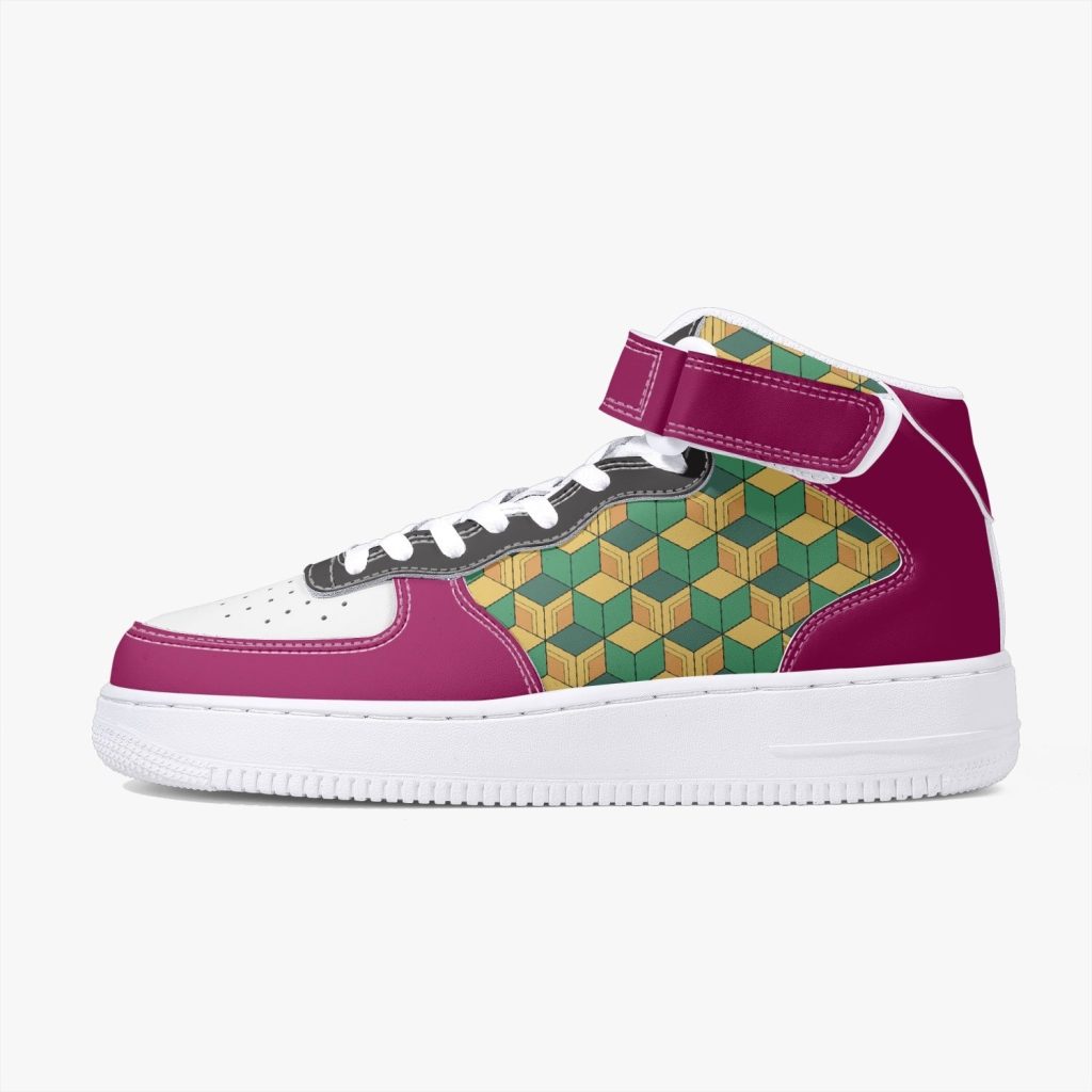 giyu tomioka demon slayer high top kamikaze shoes 2 - Anime Shoes UK Store
