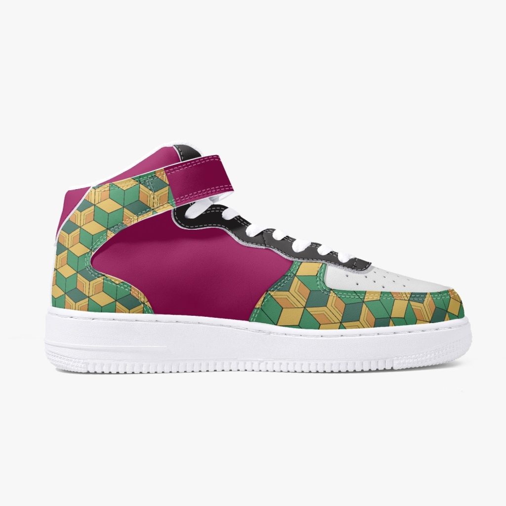 giyu tomioka demon slayer high top kamikaze shoes 3 - Anime Shoes UK Store