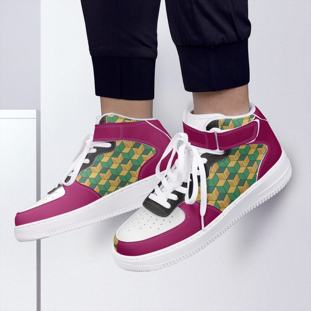 giyu tomioka demon slayer high top kamikaze shoes 7 - Anime Shoes UK Store