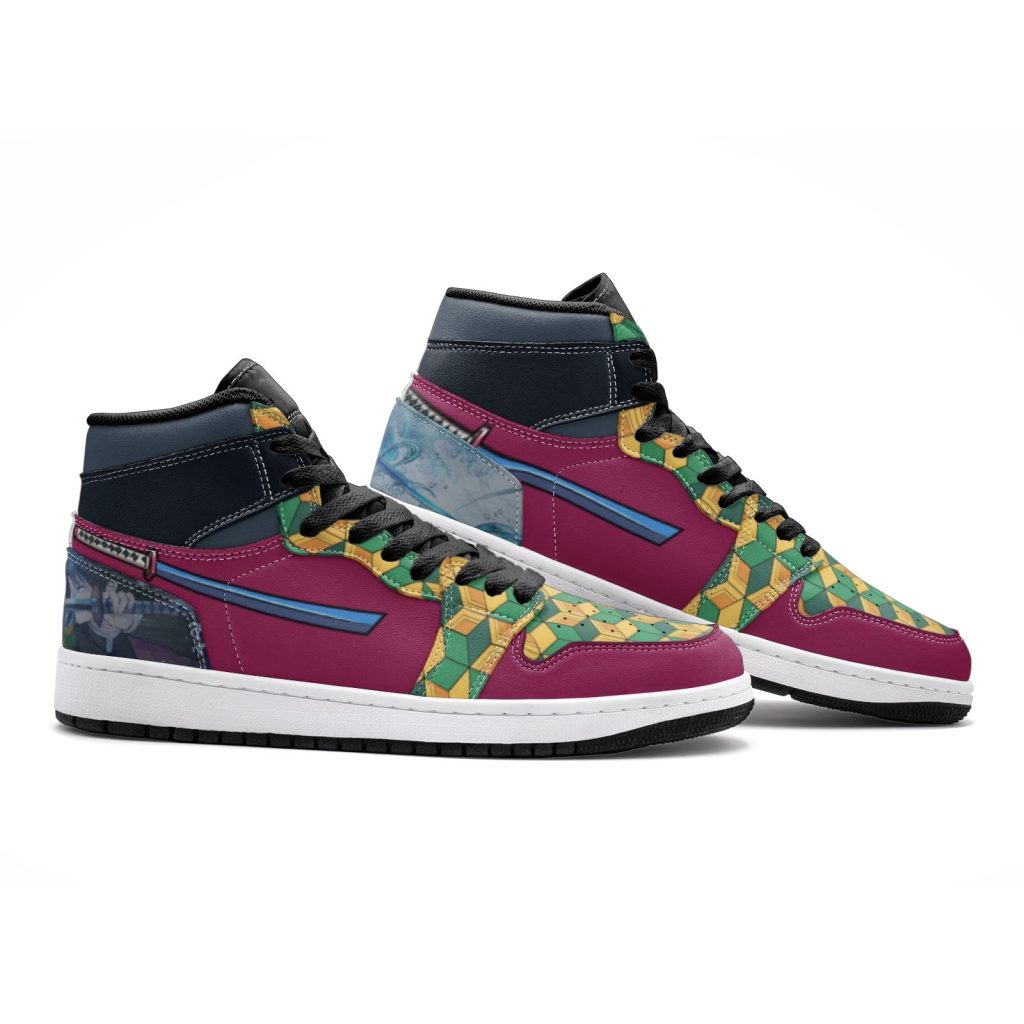giyu tomioka demon slayer jd1 shoes 2 - Anime Shoes UK Store