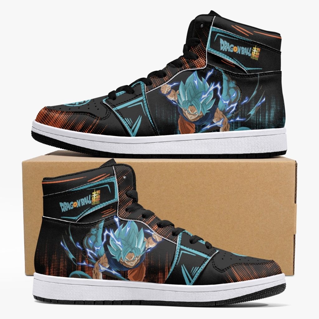 goku blue dragon ball super j force shoes - Anime Shoes UK Store