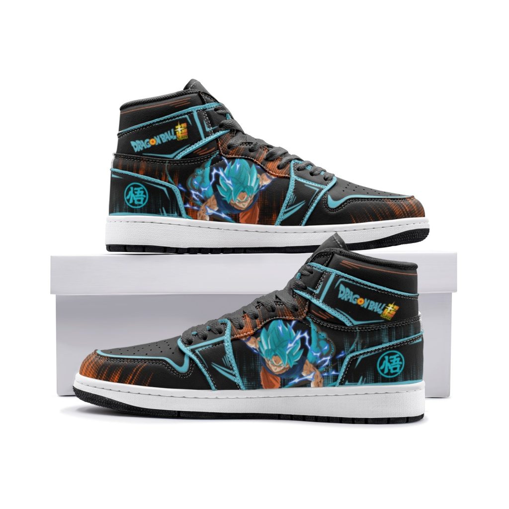 goku blue dragon ball super jd1 shoes - Anime Shoes UK Store