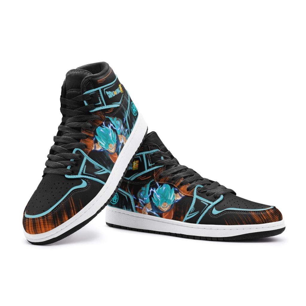 goku blue dragon ball super jd1 shoes 4 - Anime Shoes UK Store