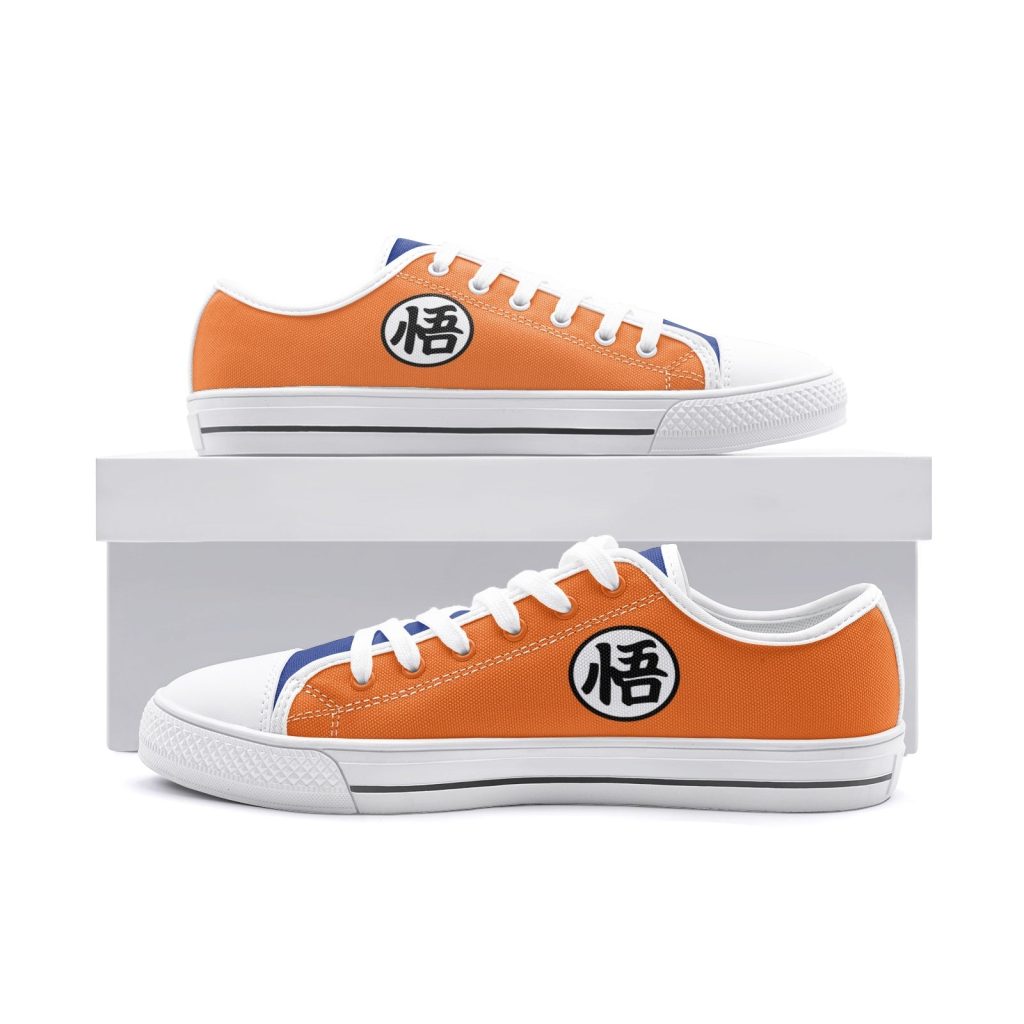 goku dragon ball z classic low top canvas shoes 2 - Anime Shoes UK Store