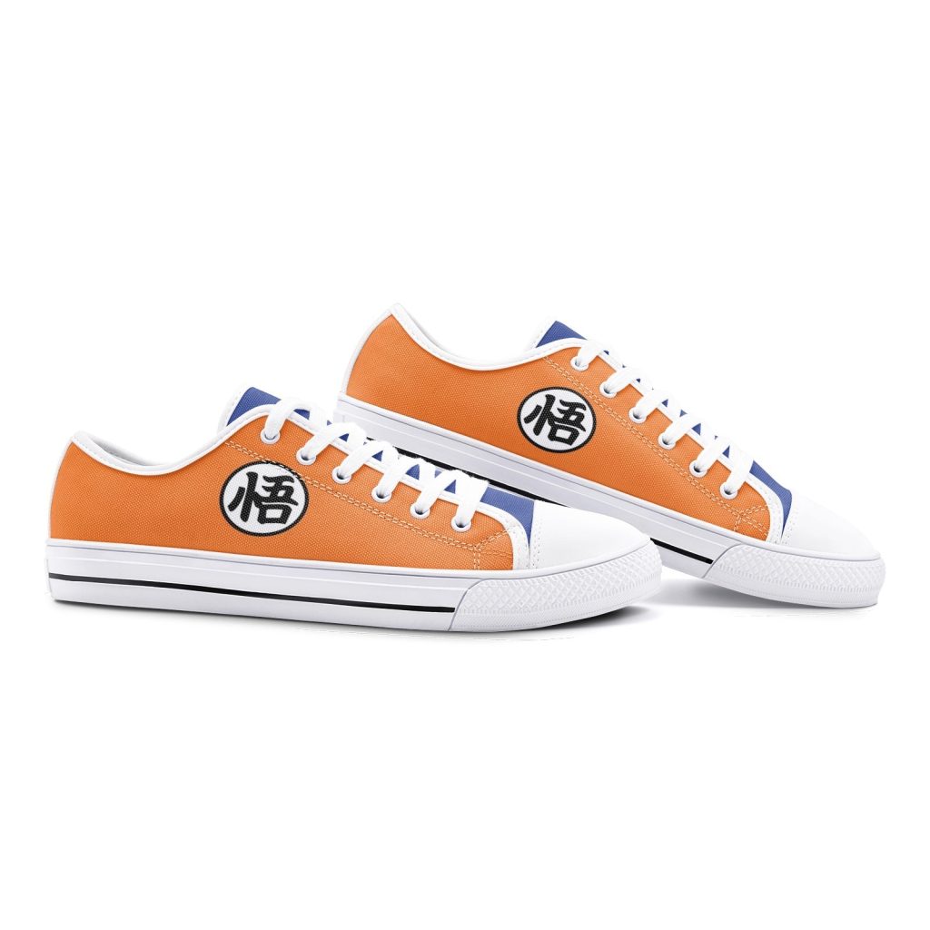 goku dragon ball z classic low top canvas shoes 3 - Anime Shoes UK Store