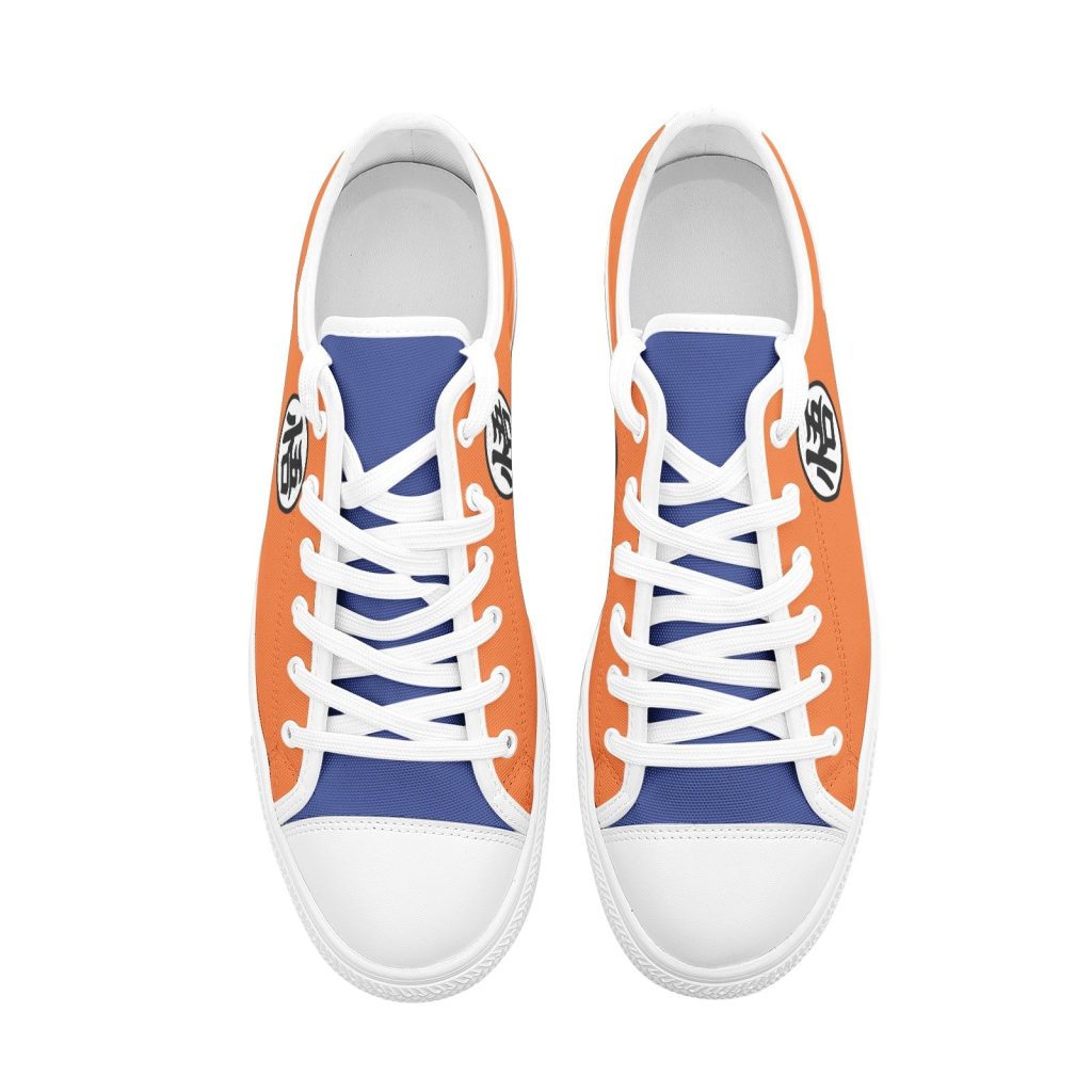 goku dragon ball z classic low top canvas shoes 4 - Anime Shoes UK Store