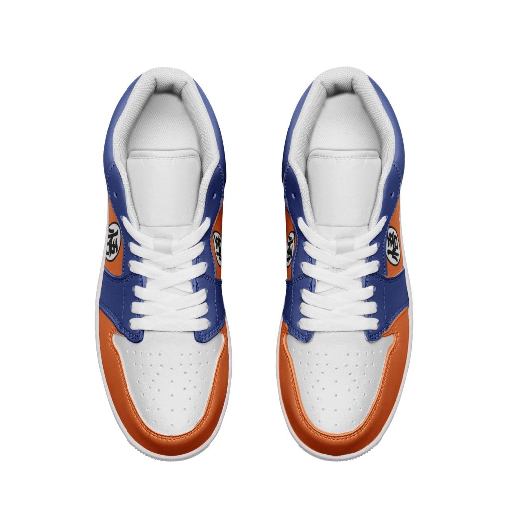 goku dragon ball z low top jd1 shoes 3 - Anime Shoes UK Store