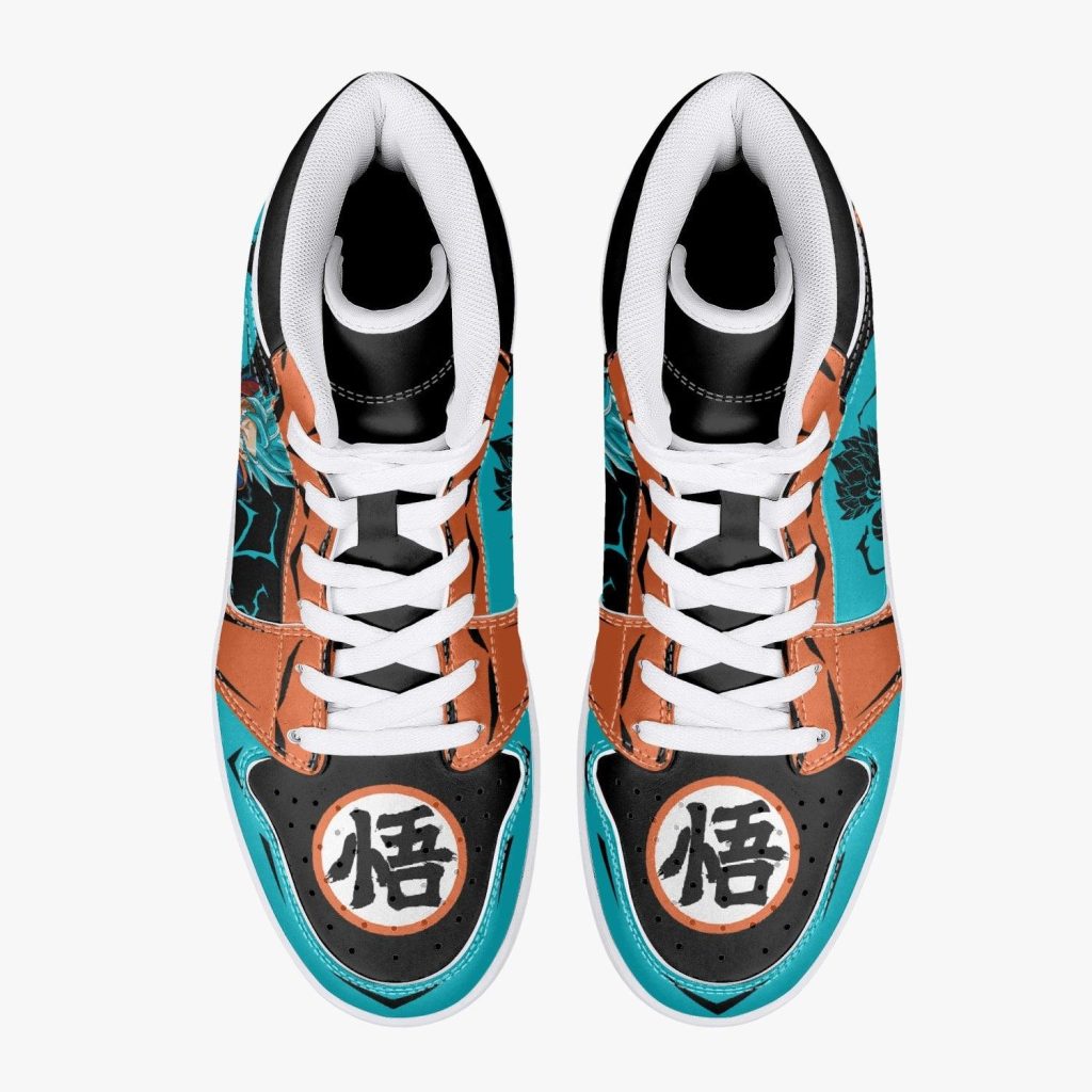 goku super saiyan blue dragon ball j force shoes 12 - Anime Shoes UK Store