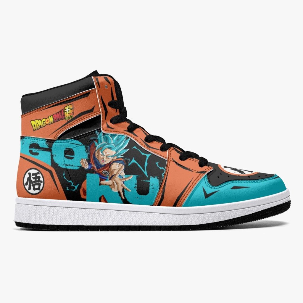 goku super saiyan blue dragon ball j force shoes 2 - Anime Shoes UK Store