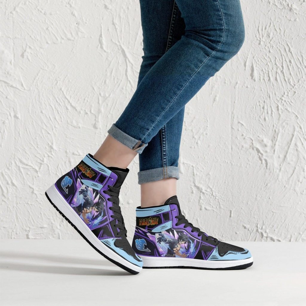 gray fullbuster fairy tail j force shoes 5 - Anime Shoes UK Store