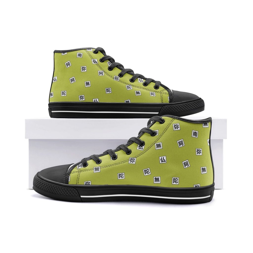 gyomei himejima demon slayer classic high top canvas shoes 5 - Anime Shoes UK Store