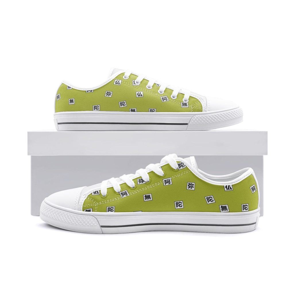 gyomei himejima demon slayer classic low top canvas shoes 2 - Anime Shoes UK Store