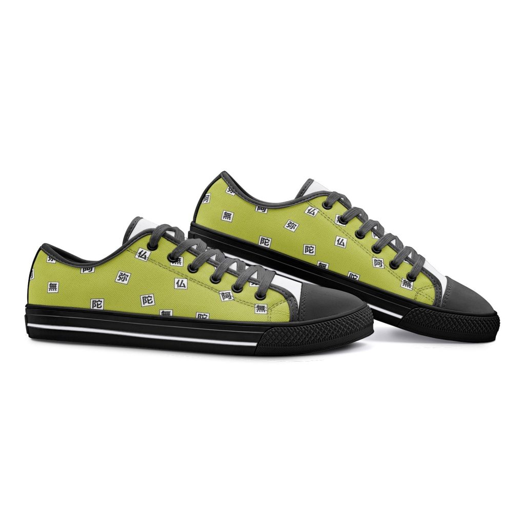 gyomei himejima demon slayer classic low top canvas shoes 7 - Anime Shoes UK Store