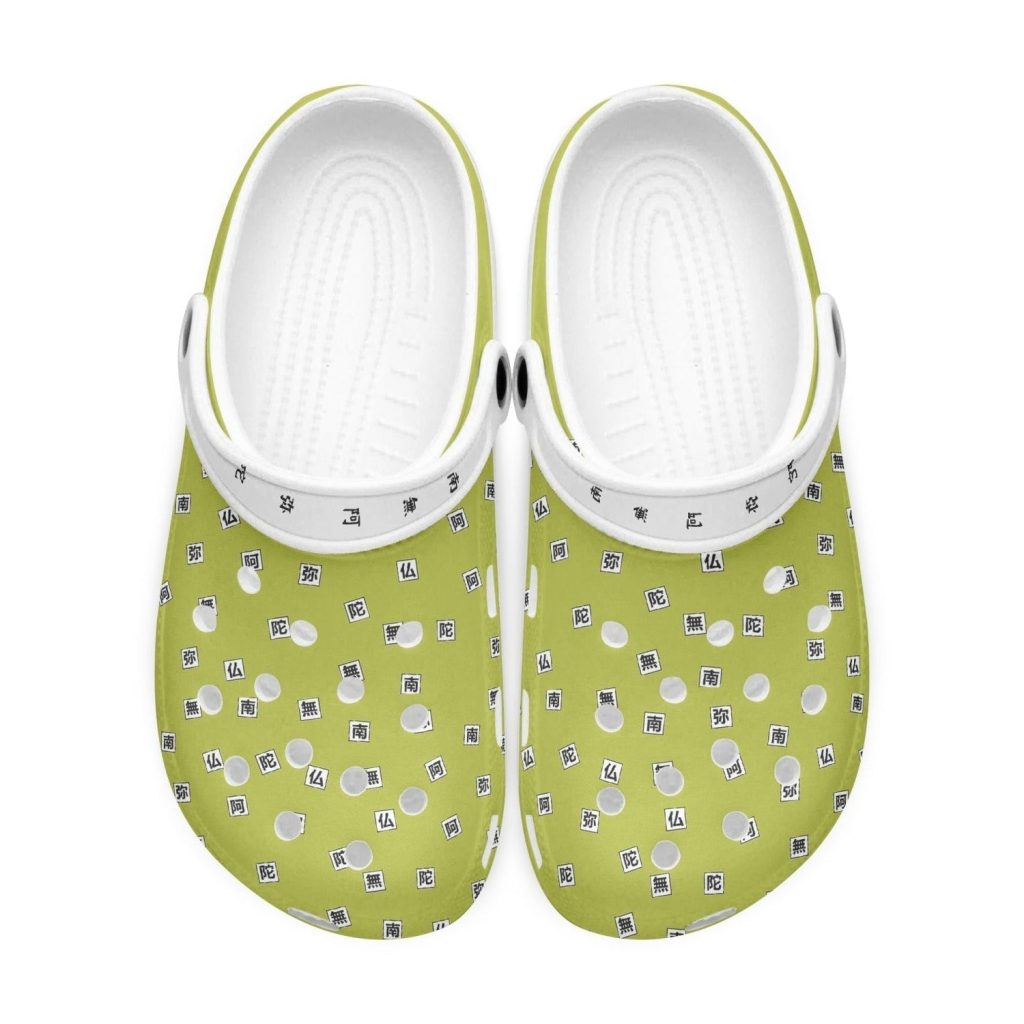 gyomei himejima demon slayer custom clogs 2 - Anime Shoes UK Store
