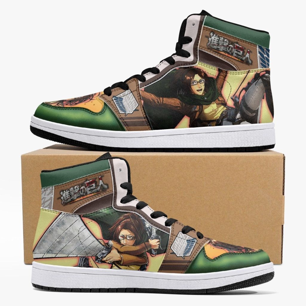 hange zoe attack on titan j force shoes - Anime Shoes UK Store