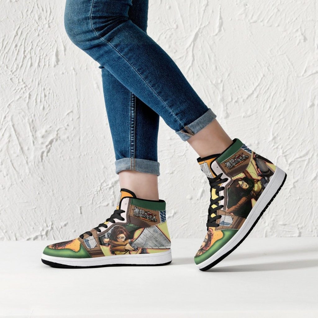 hange zoe attack on titan j force shoes 7 - Anime Shoes UK Store