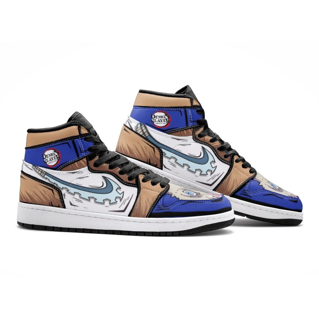inosuke hashibira demon slayer jd1 shoes 2 - Anime Shoes UK Store