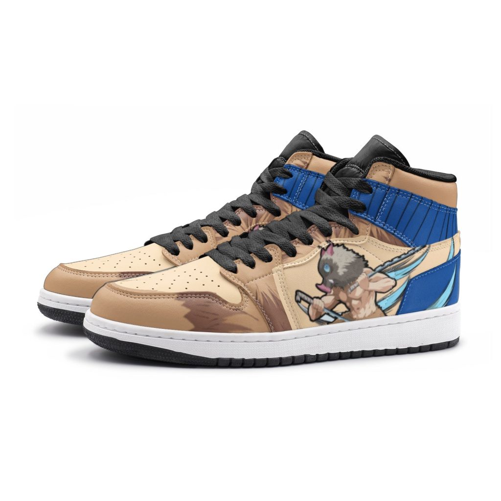 inosuke hashibira demon slayer v2 jd1 shoes 3 - Anime Shoes UK Store