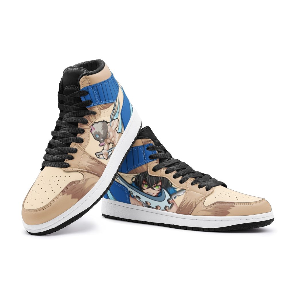 inosuke hashibira demon slayer v2 jd1 shoes 4 - Anime Shoes UK Store