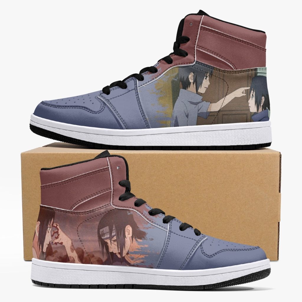 itachi and sasuke uchiha naruto j force shoes - Anime Shoes UK Store