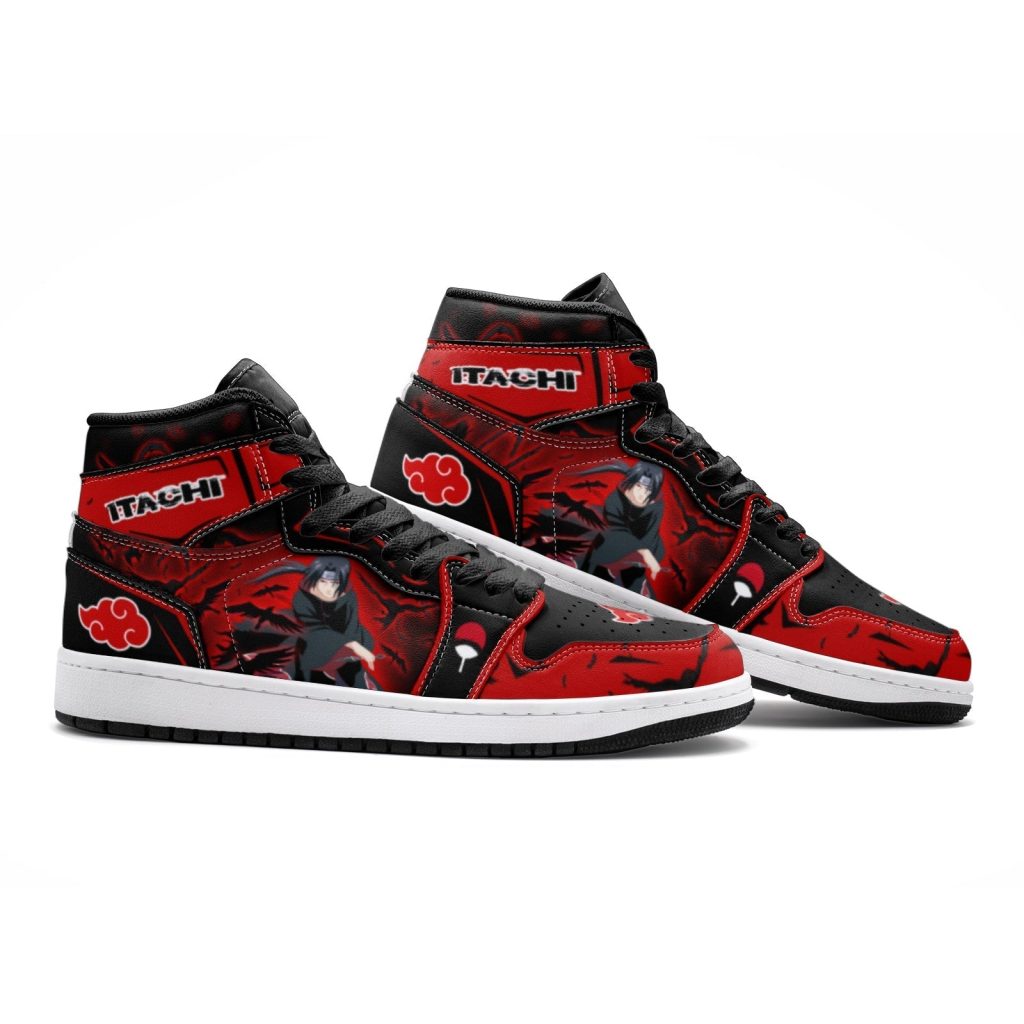 itachi uchiha akatsuki naruto jd1 2 - Anime Shoes UK Store