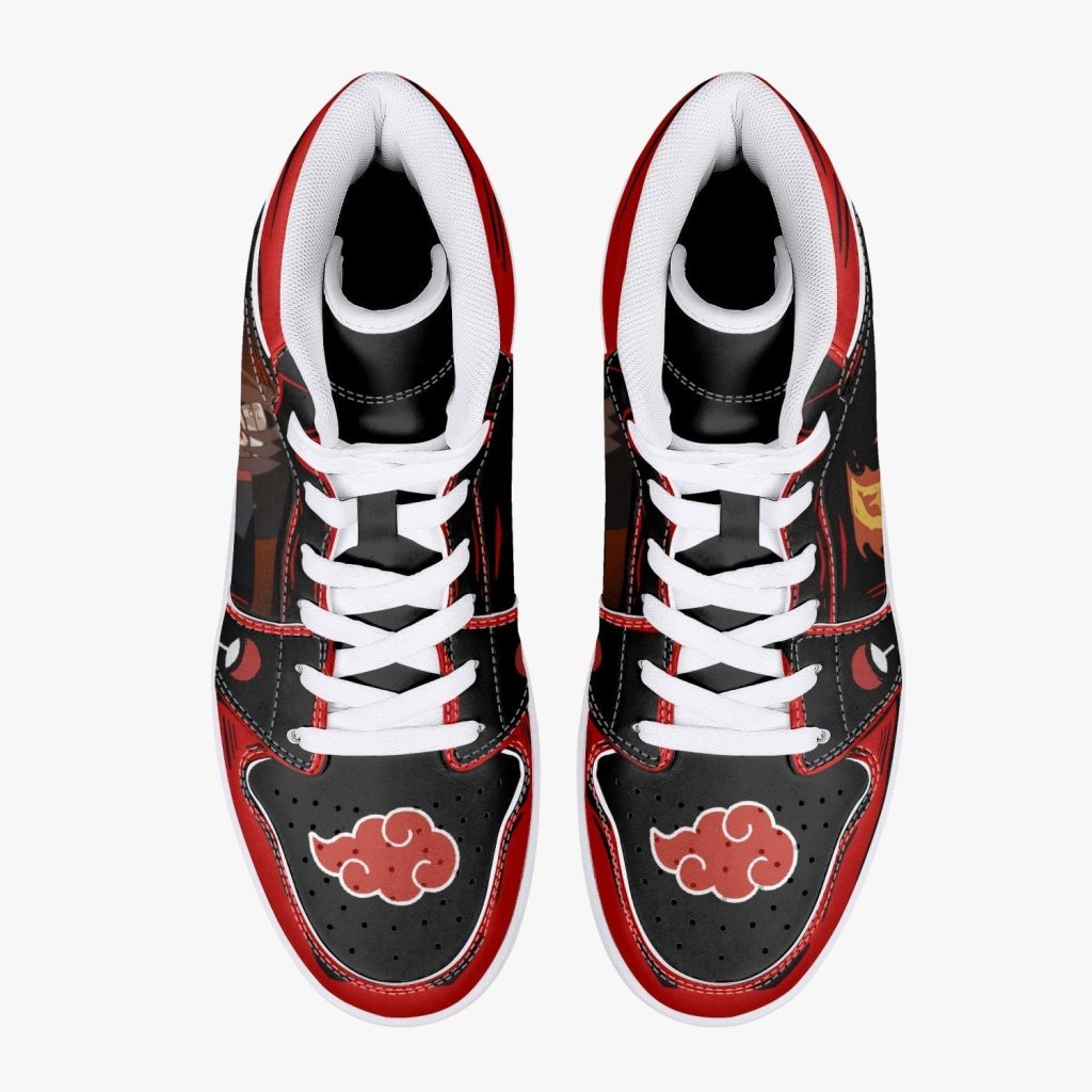 itachi uchiha fireball akatsuki j force shoes 12 - Anime Shoes UK Store