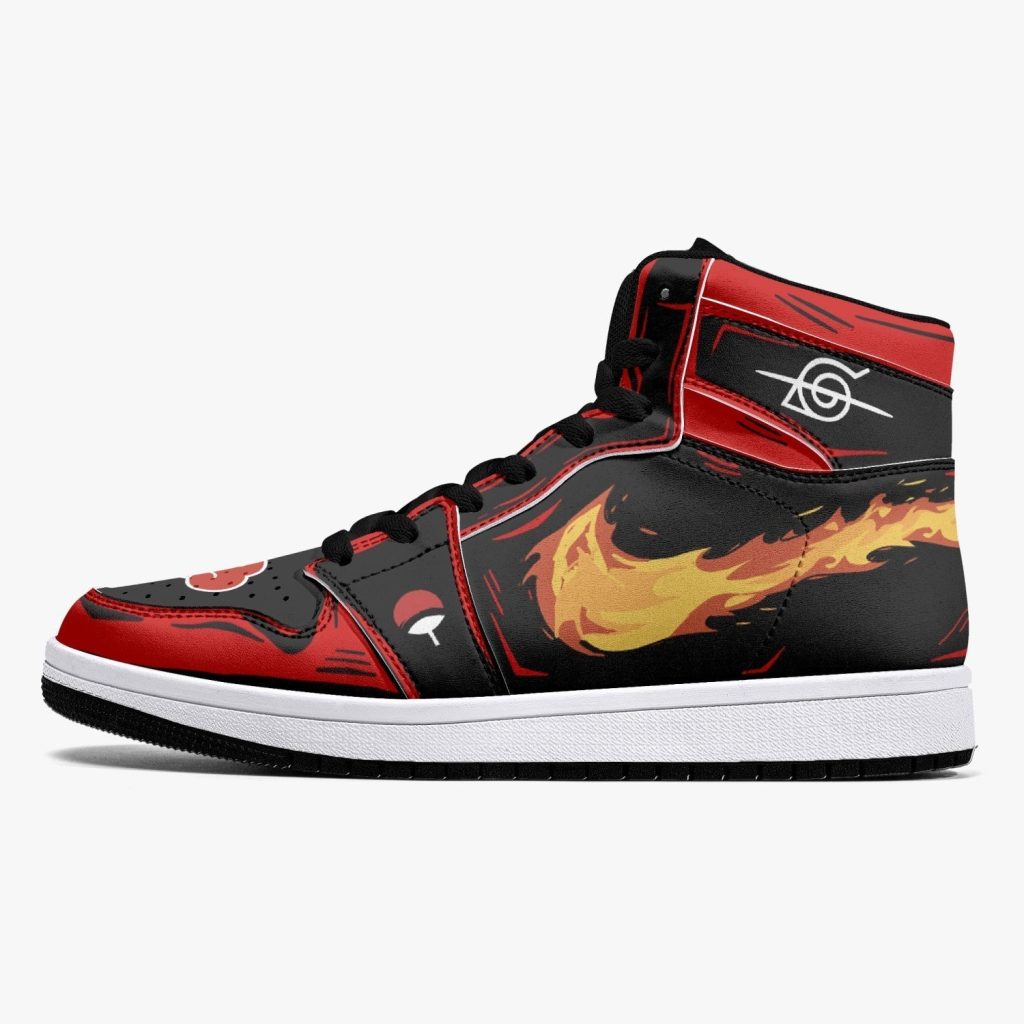 itachi uchiha fireball akatsuki j force shoes 20 - Anime Shoes UK Store