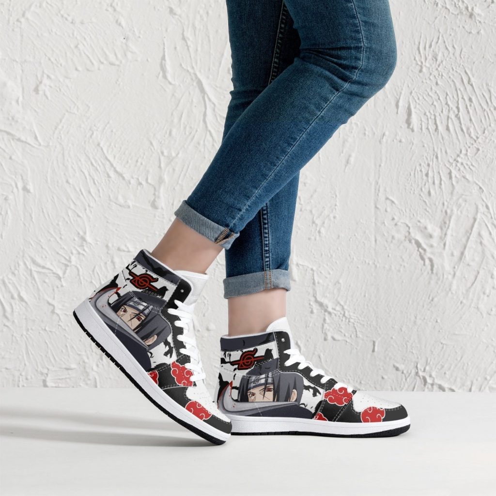 itachi uchiha v2 naruto j force shoes 19 - Anime Shoes UK Store
