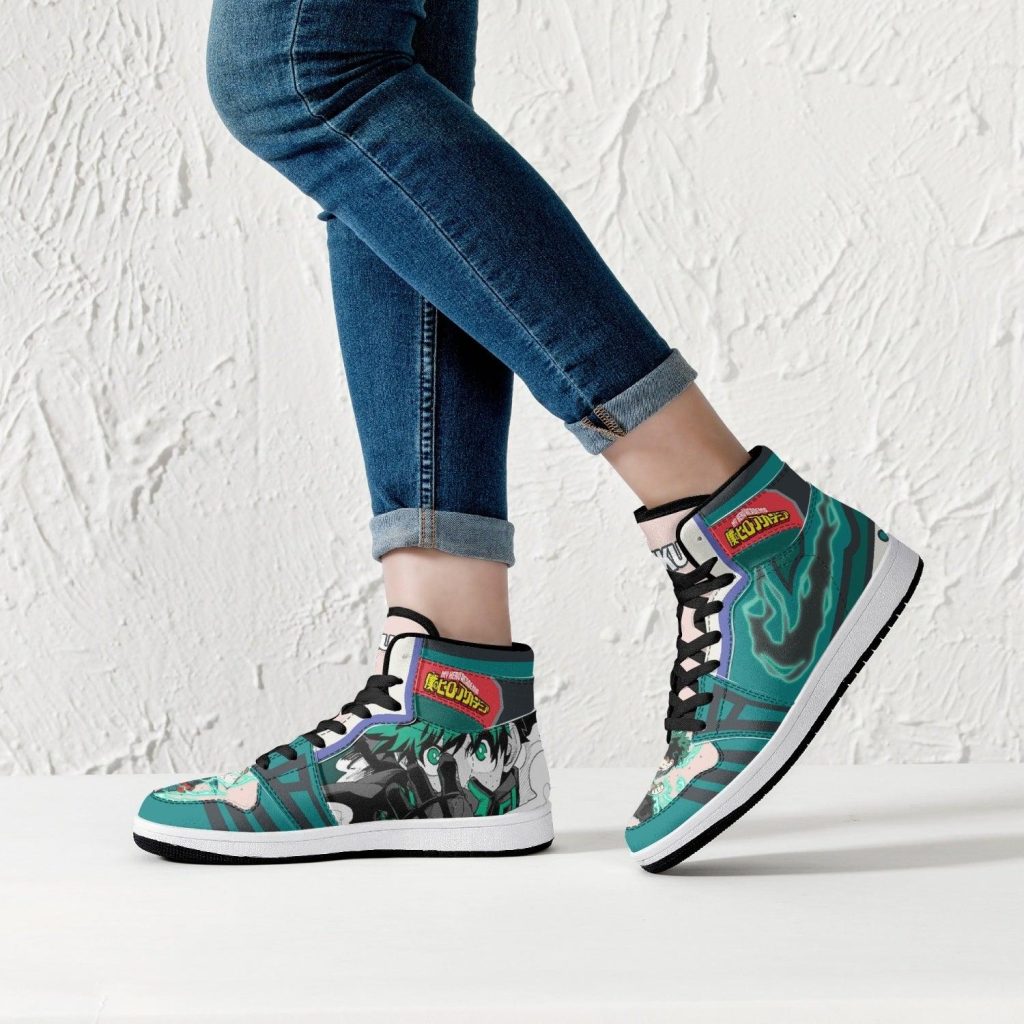 izuku midoriya my hero academia j force shoes 6 - Anime Shoes UK Store
