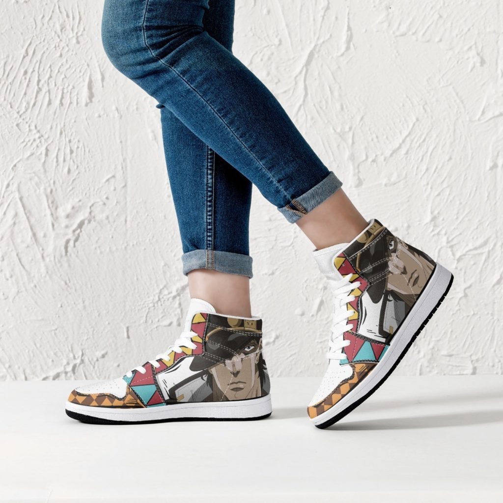jotaro kujo jojos bizarre adventure j force shoes 14 - Anime Shoes UK Store
